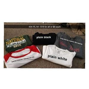 Shirts all XL